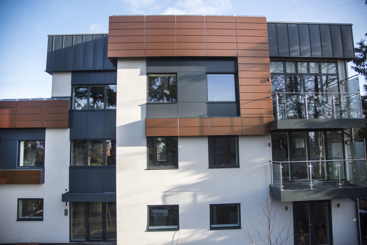 Catnic urban case study Copper Trees361 cladding