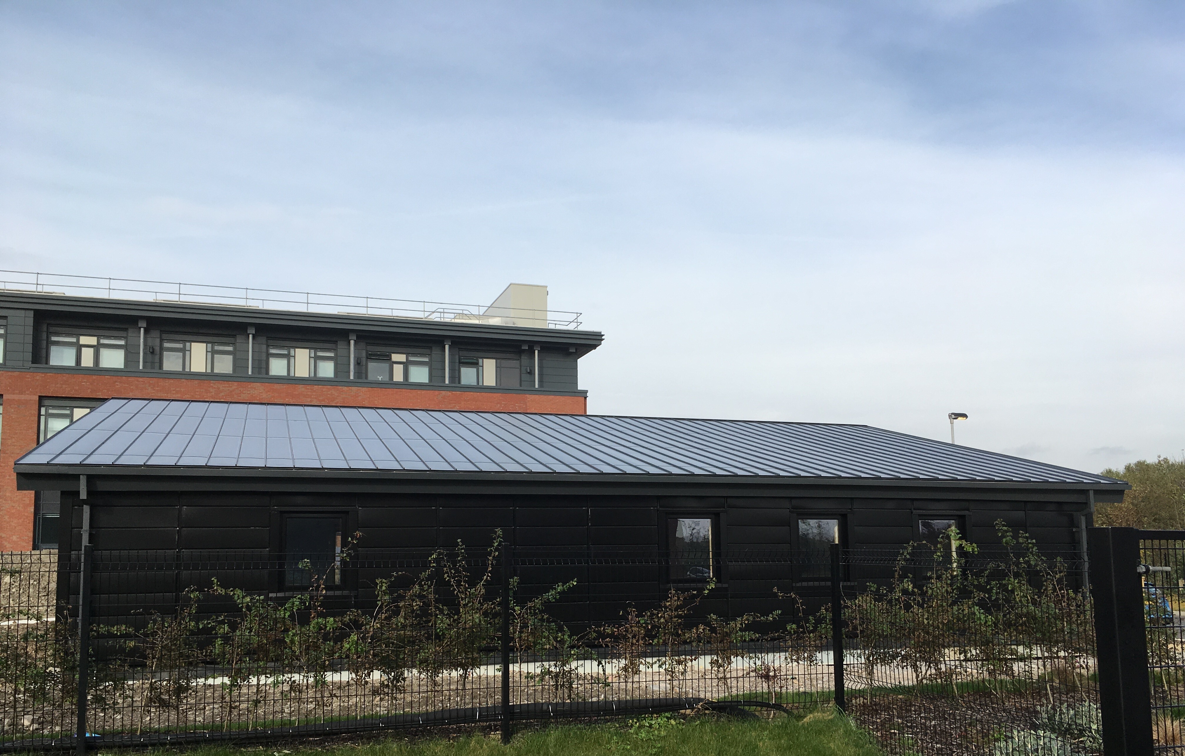 Integrated roof system with bonded solar panels