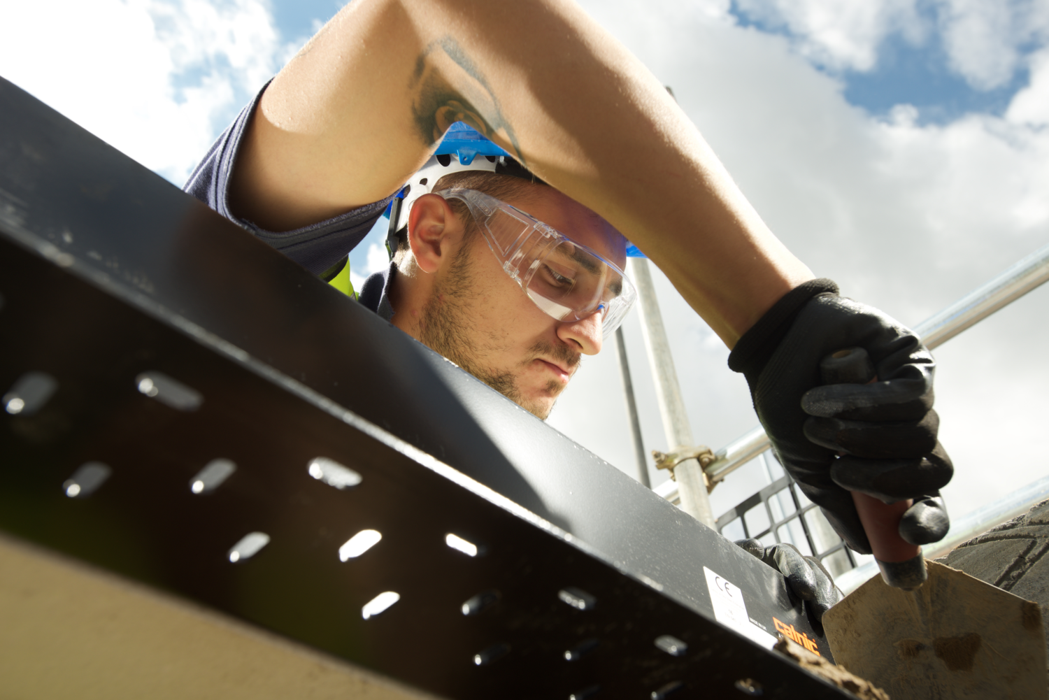catnic thermally broken lintel installed by builder