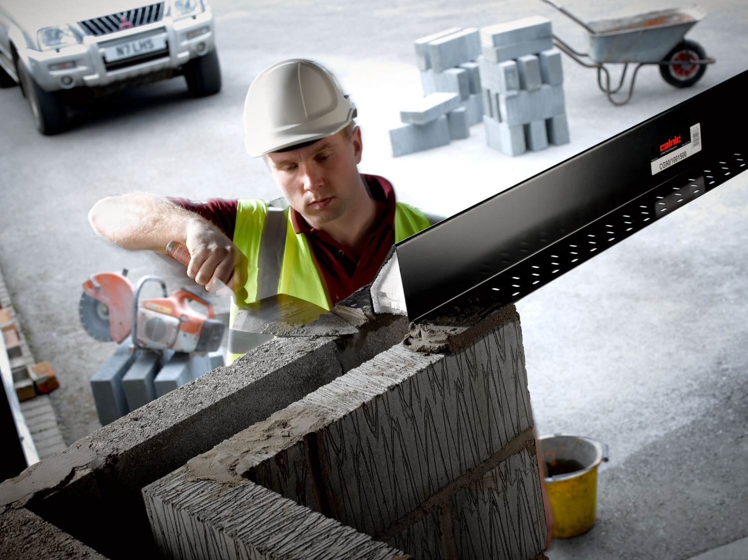 Catnic lintel installed by builder