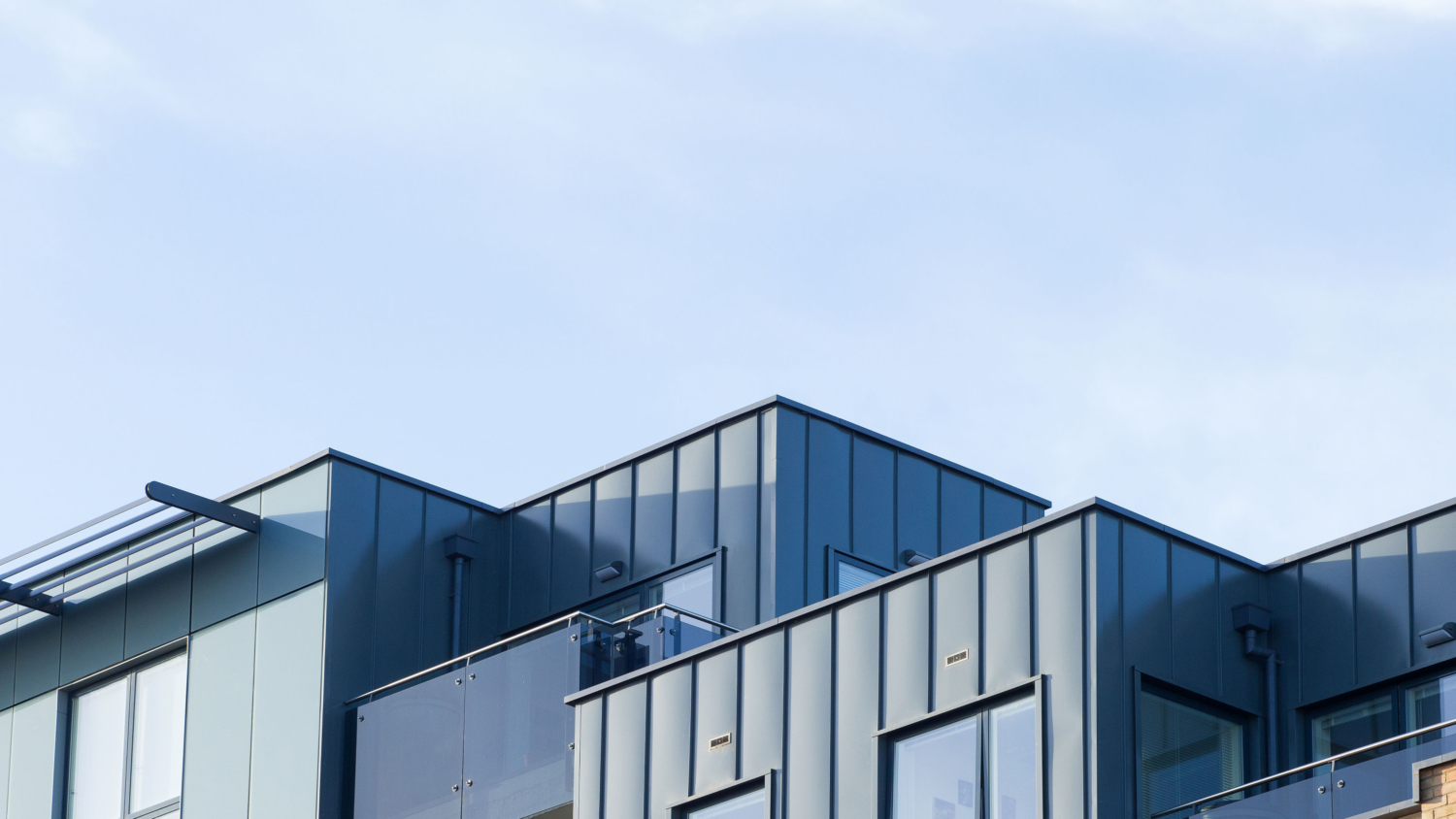 Catnic urban cladding installed on apartment building