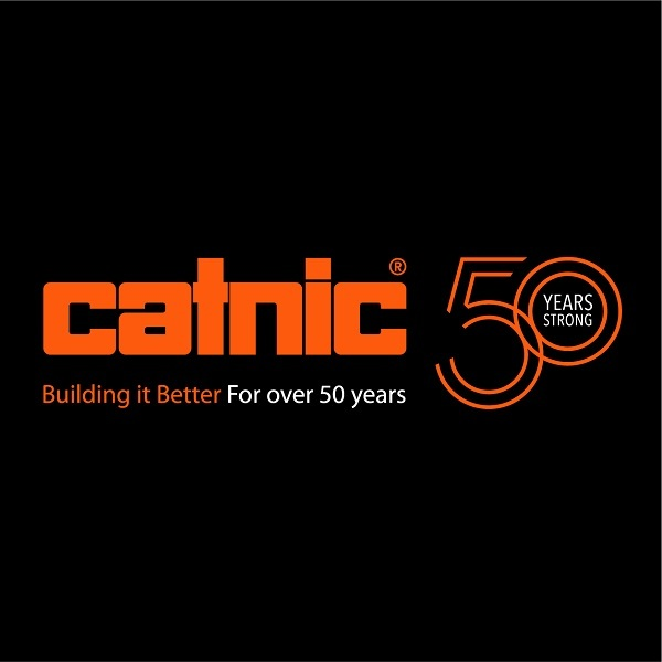Catnic 50th celebration logo with build it better strapline