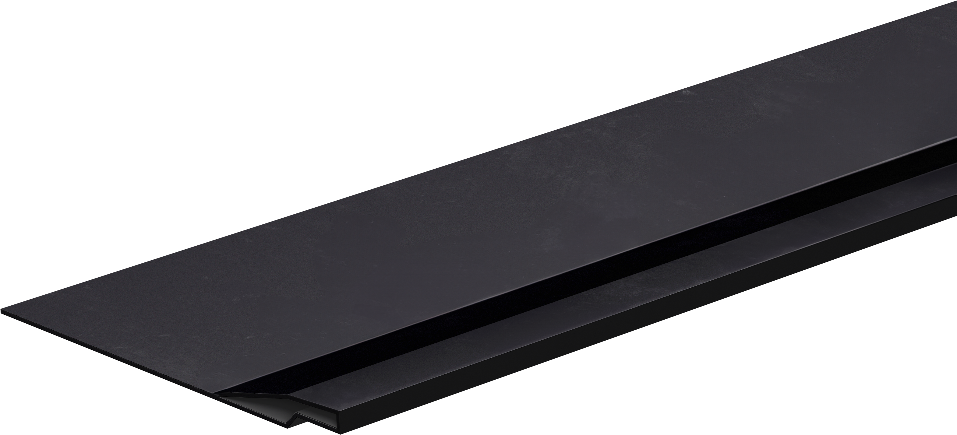catnic soffit cladding in black for use on toe of steel lintel
