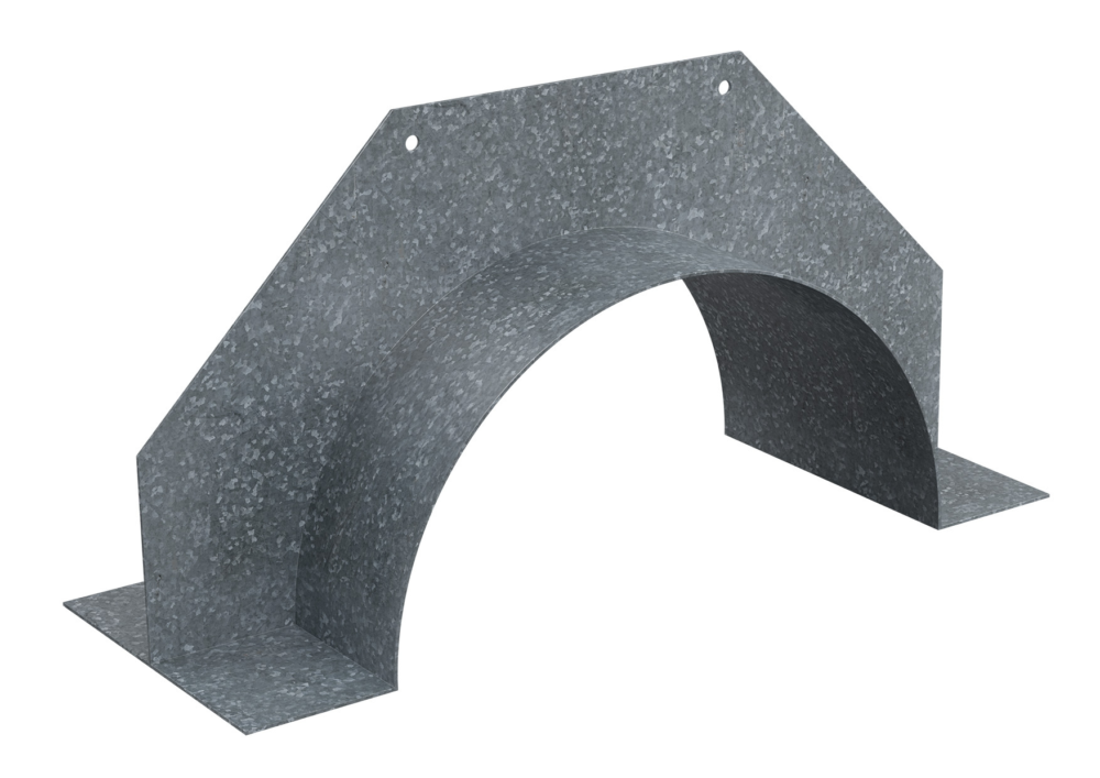 Catnic semi circle arch lintel for cavity wall construction