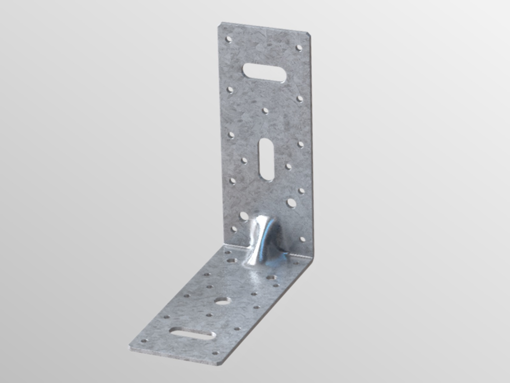 Steel angle bracket 150 by 150 by 60mm