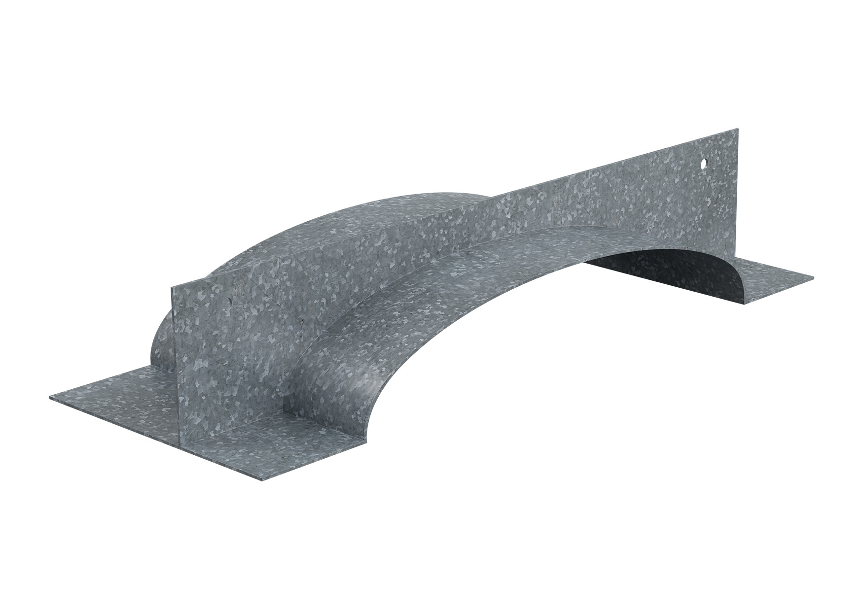Catnic Elliptical steel arch lintel 3d render